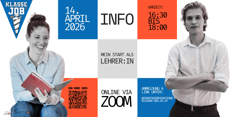 „Mein Start als Lehrer:in“ – Einladung zur Online-Informationsveranstaltung für Bewerber:innen am 14.04.2026